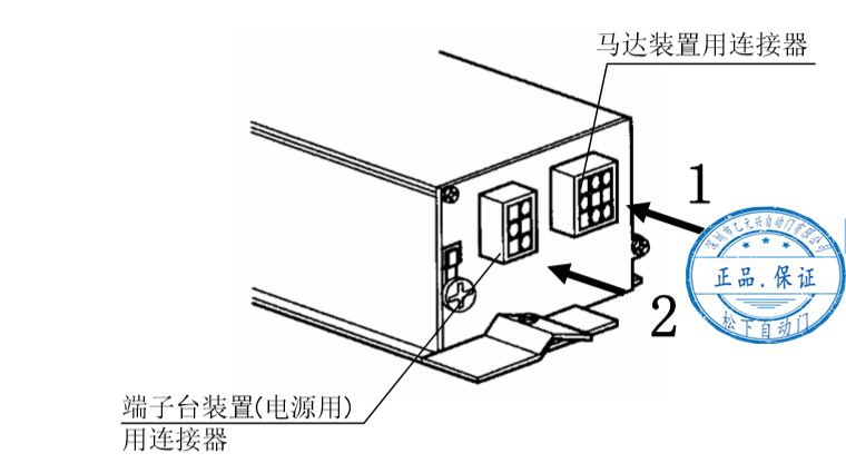 松下自動門控制器固定-右側